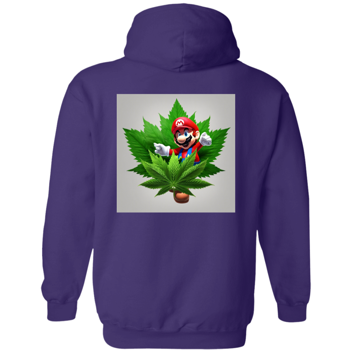 Branded Unisex 420 Mario Collection Pullover Hoodie 8 oz