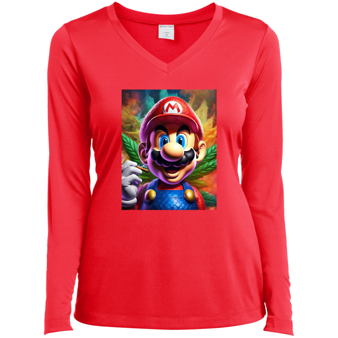 The 420 Collection Ladies’ Long Sleeve Performance V-Neck Tee