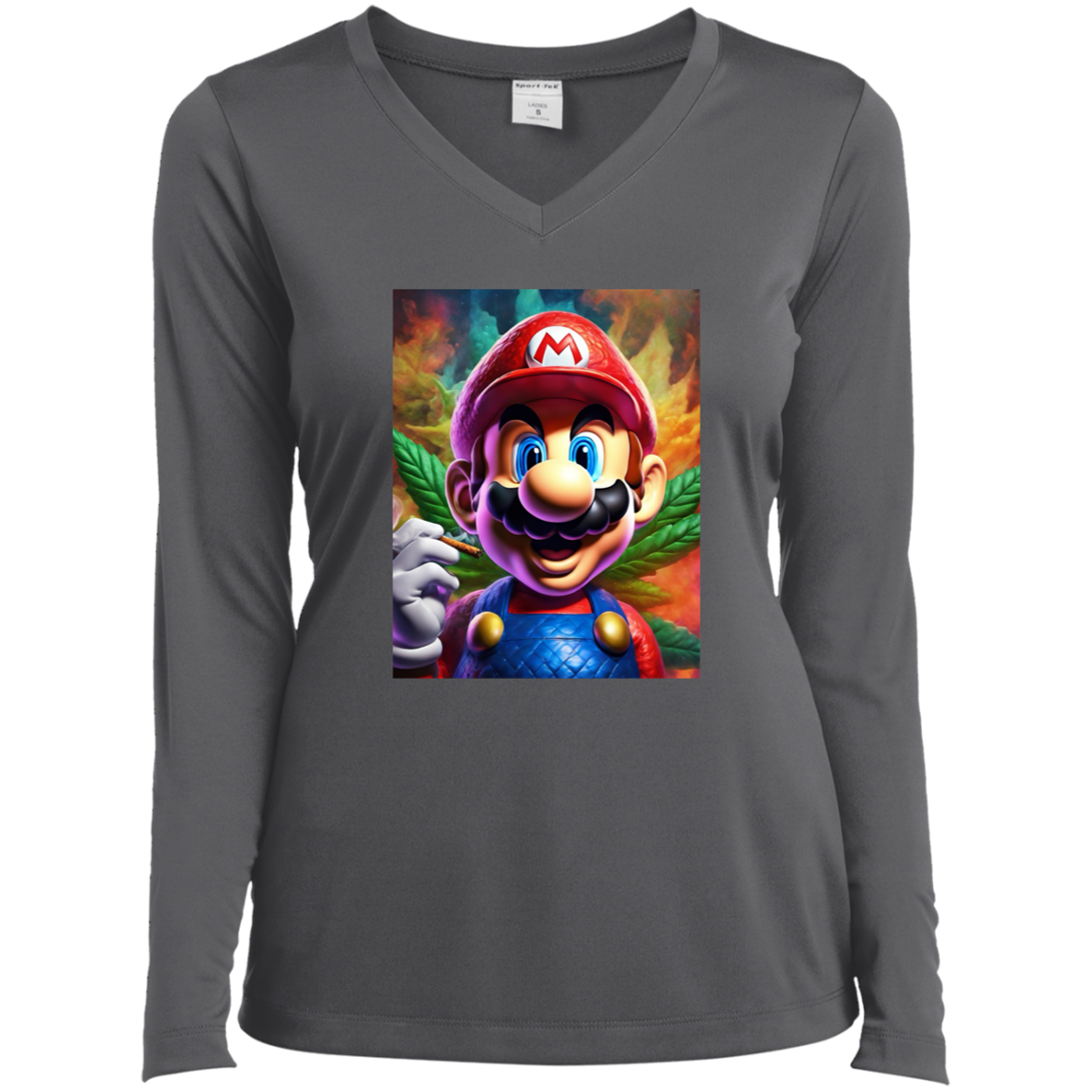 The 420 Collection Ladies’ Long Sleeve Performance V-Neck Tee