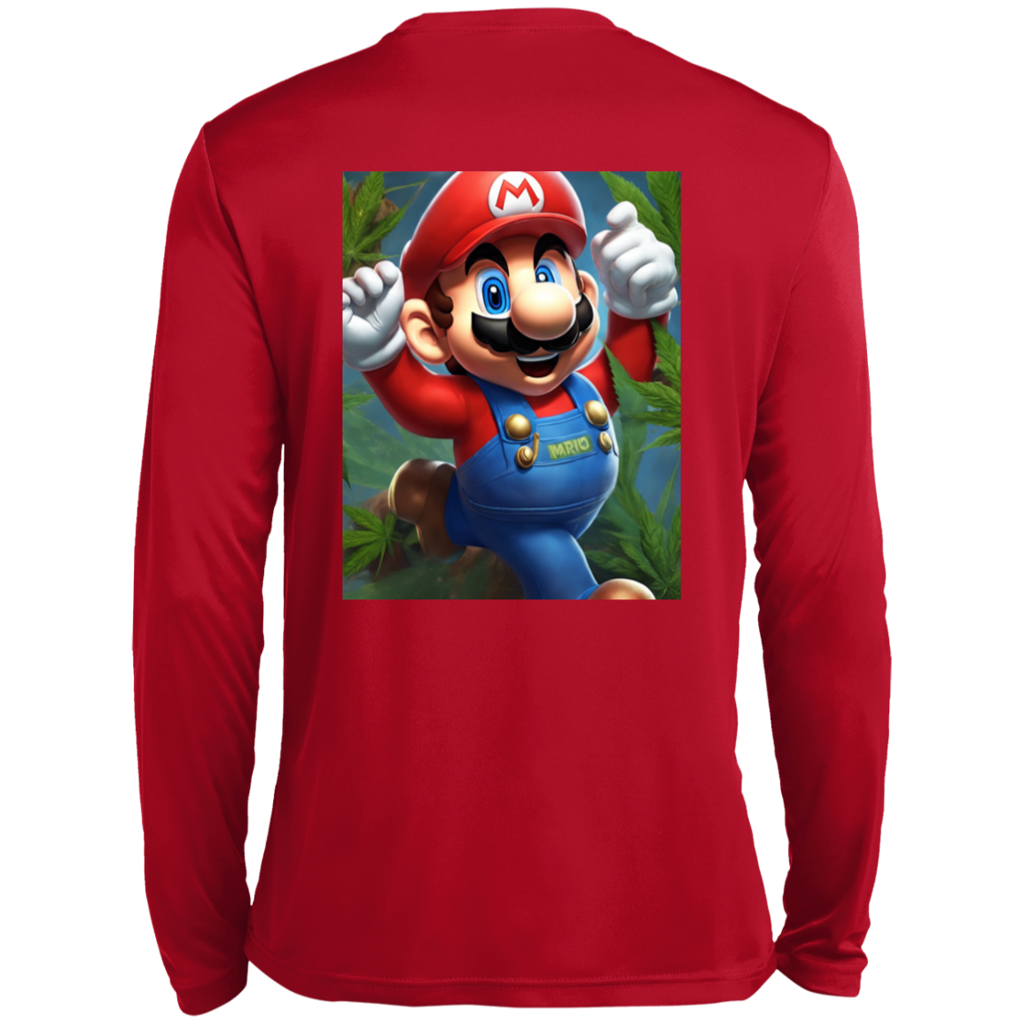 Branded 420 Mario Collection Men’s Long Sleeve Performance Tee
