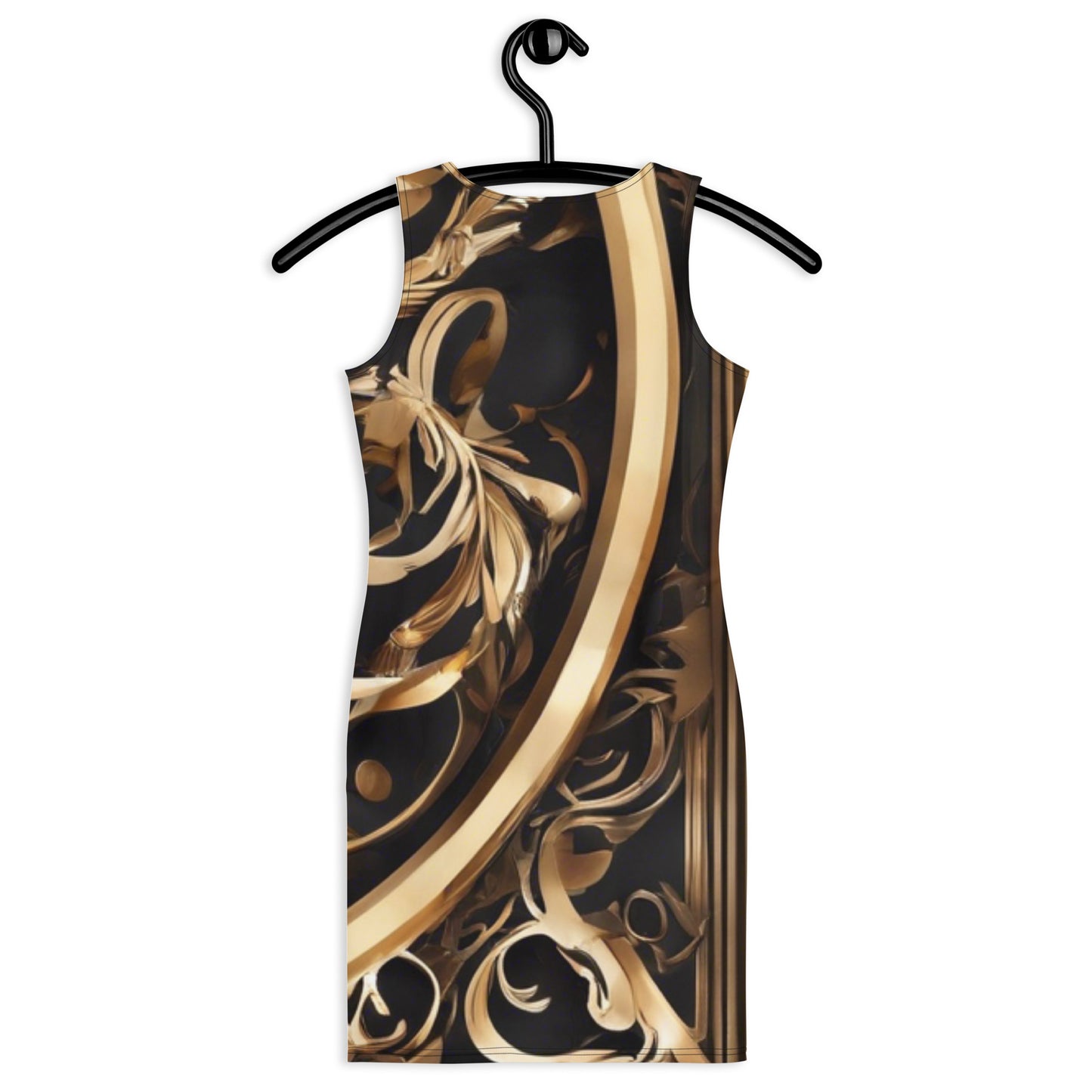 The Lou Collection Bodycon dress (White Logo Middle)