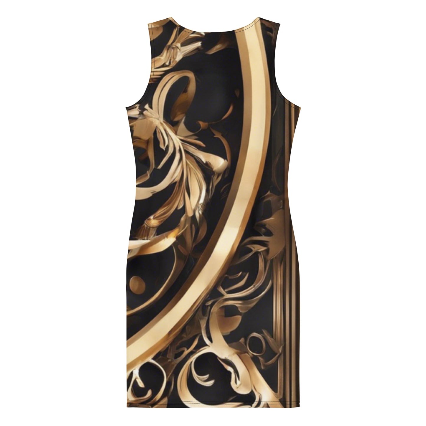 The Lou Collection Bodycon dress (White Logo Middle)