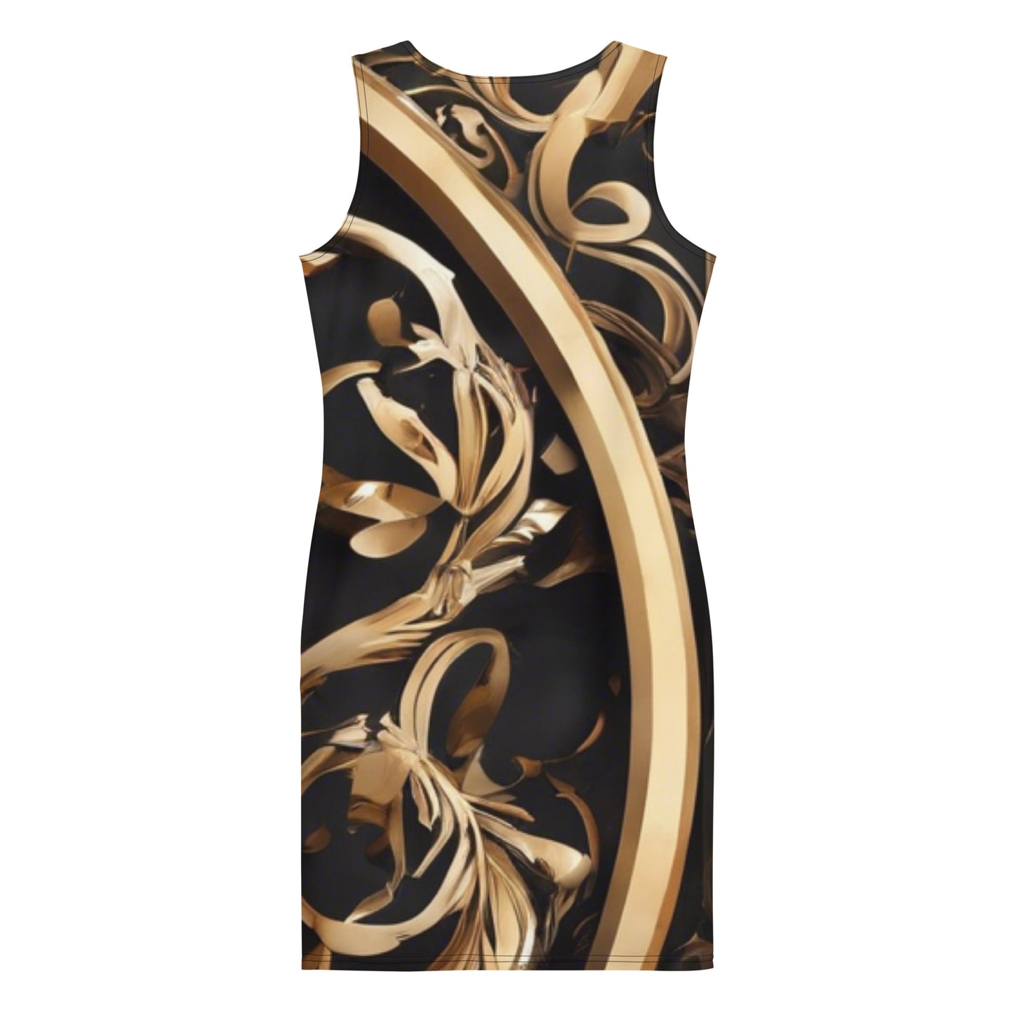 The Lou Collection Bodycon dress (White Logo Bottom)