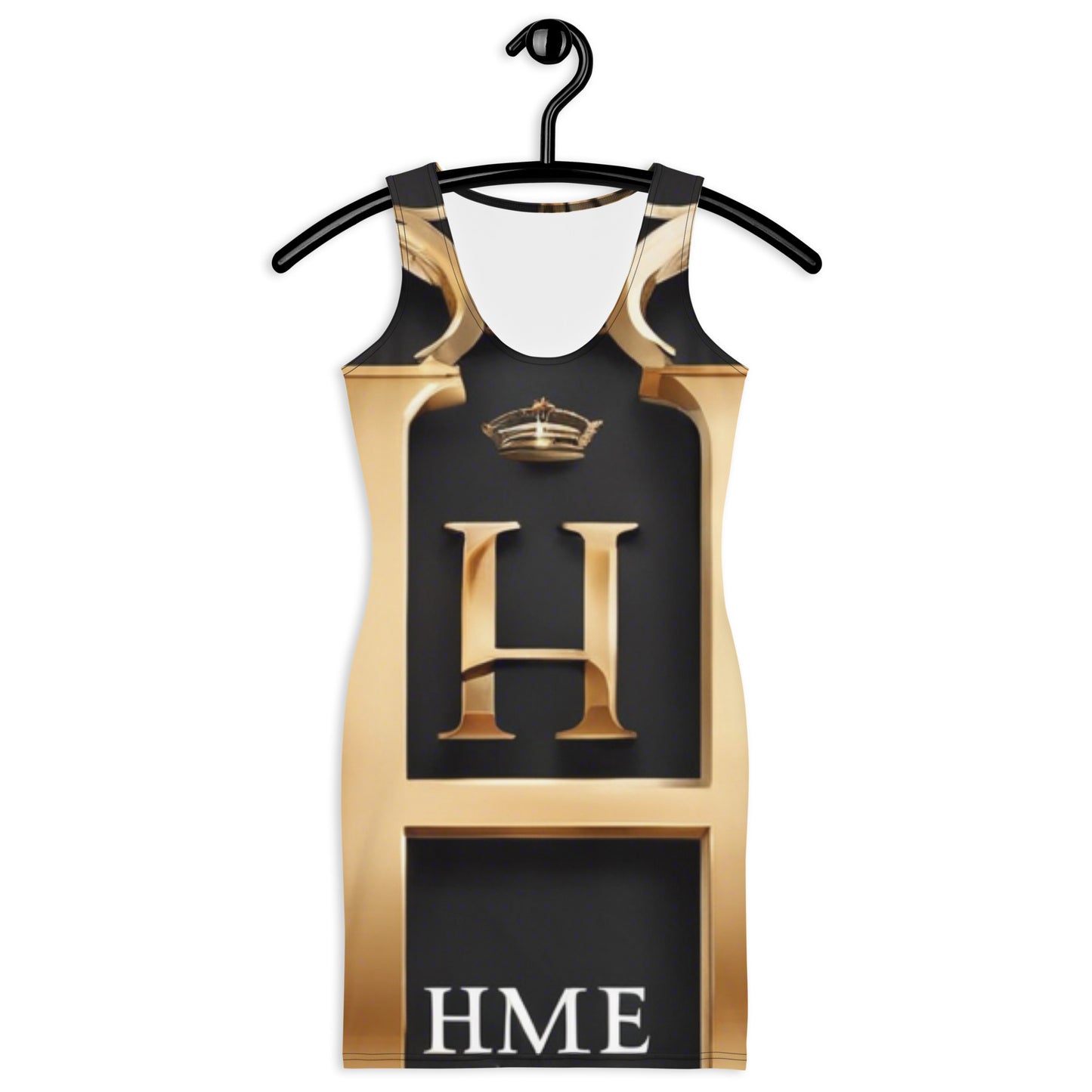 The Lou Collection Bodycon dress (White Logo Bottom)