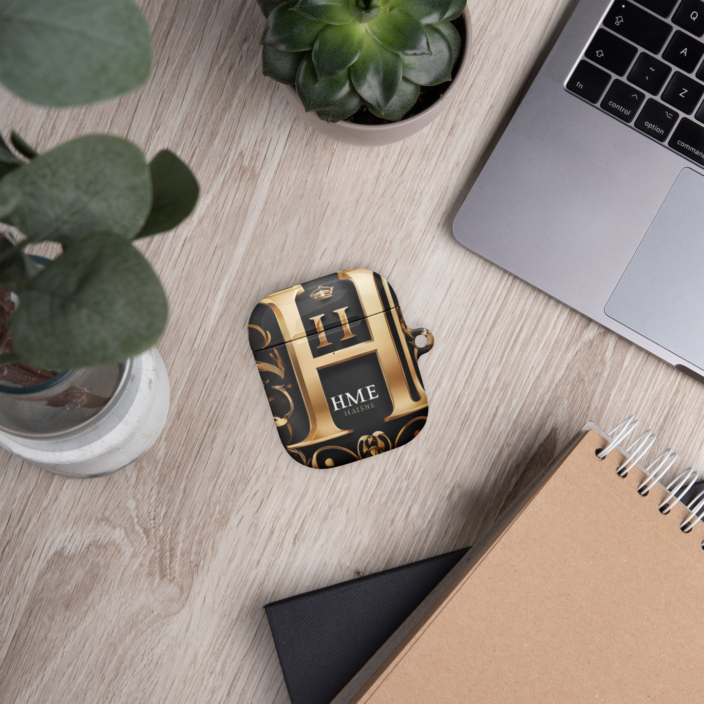 The Lou Collection Case for AirPods® (White Logo)