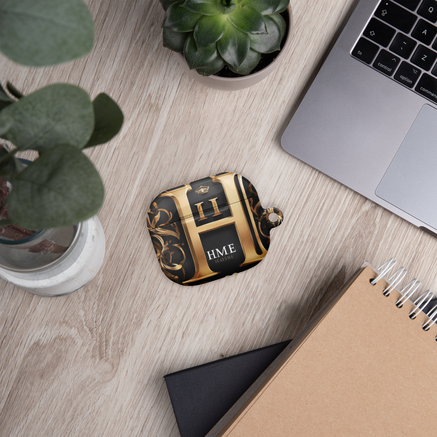 The Lou Collection Case for AirPods® (White Logo)