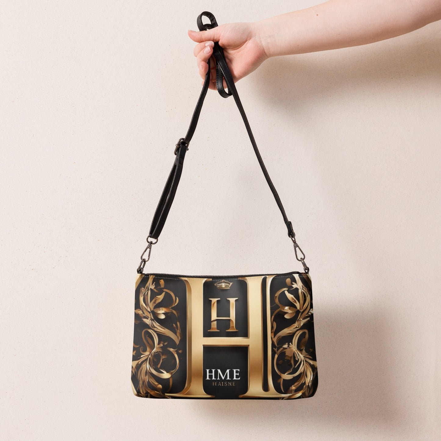 The Lou Collection Crossbody bag (White Logo)