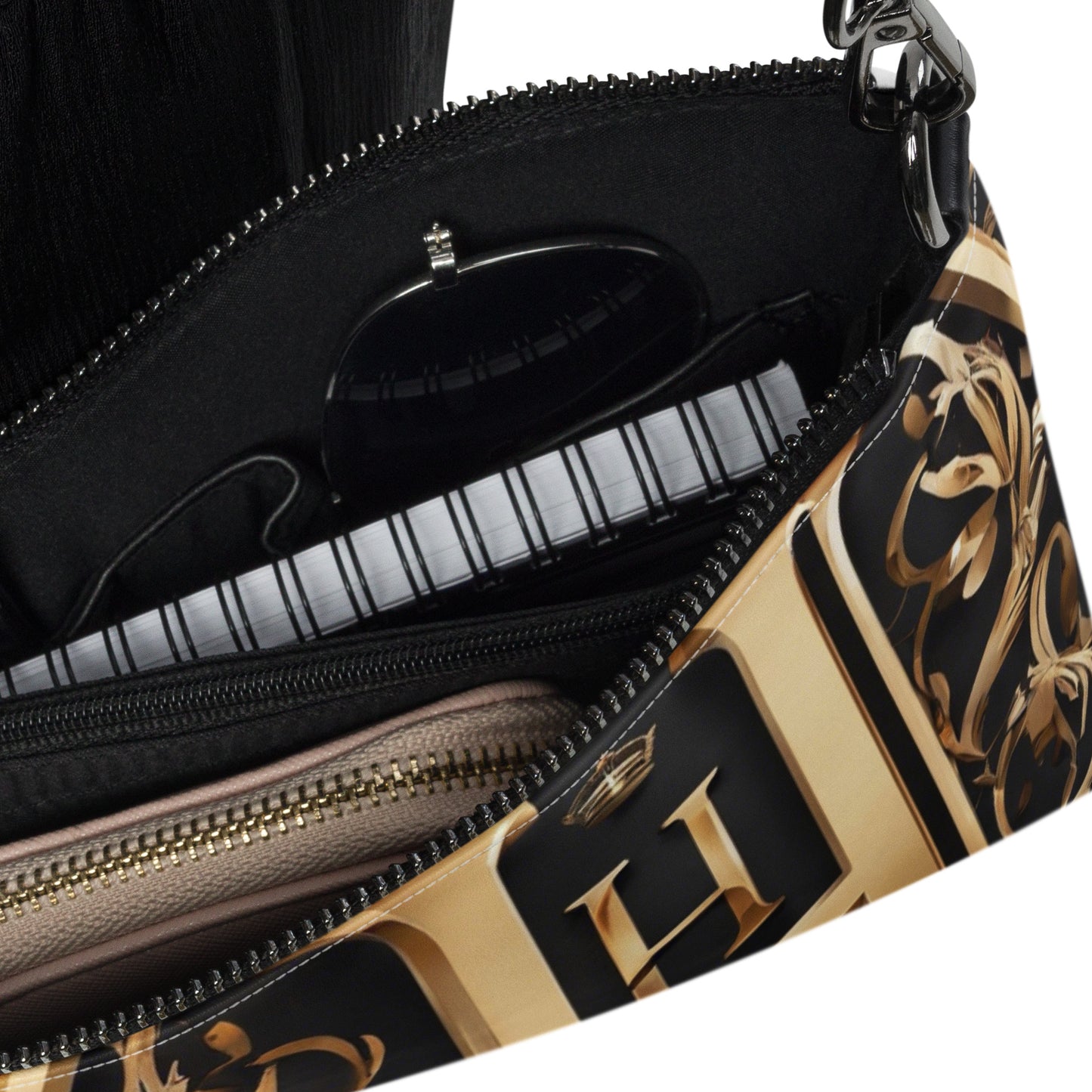 The Lou Collection Crossbody bag (White Logo)