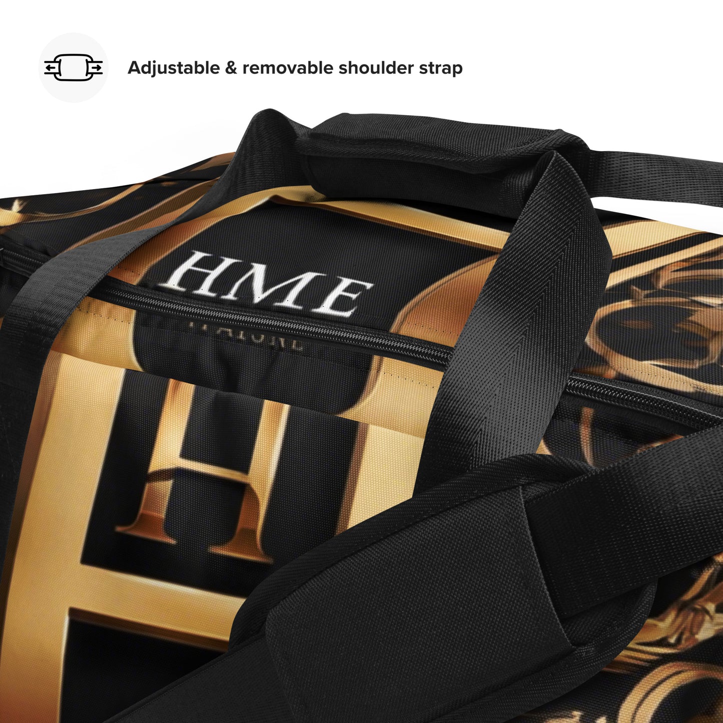 The Lou Collection Duffle bag (White Logo)
