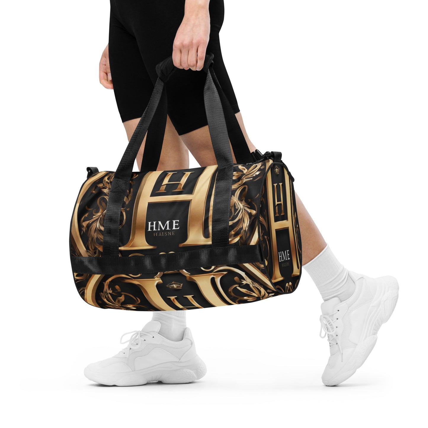 The Lou Collection gym bag (White Logo)