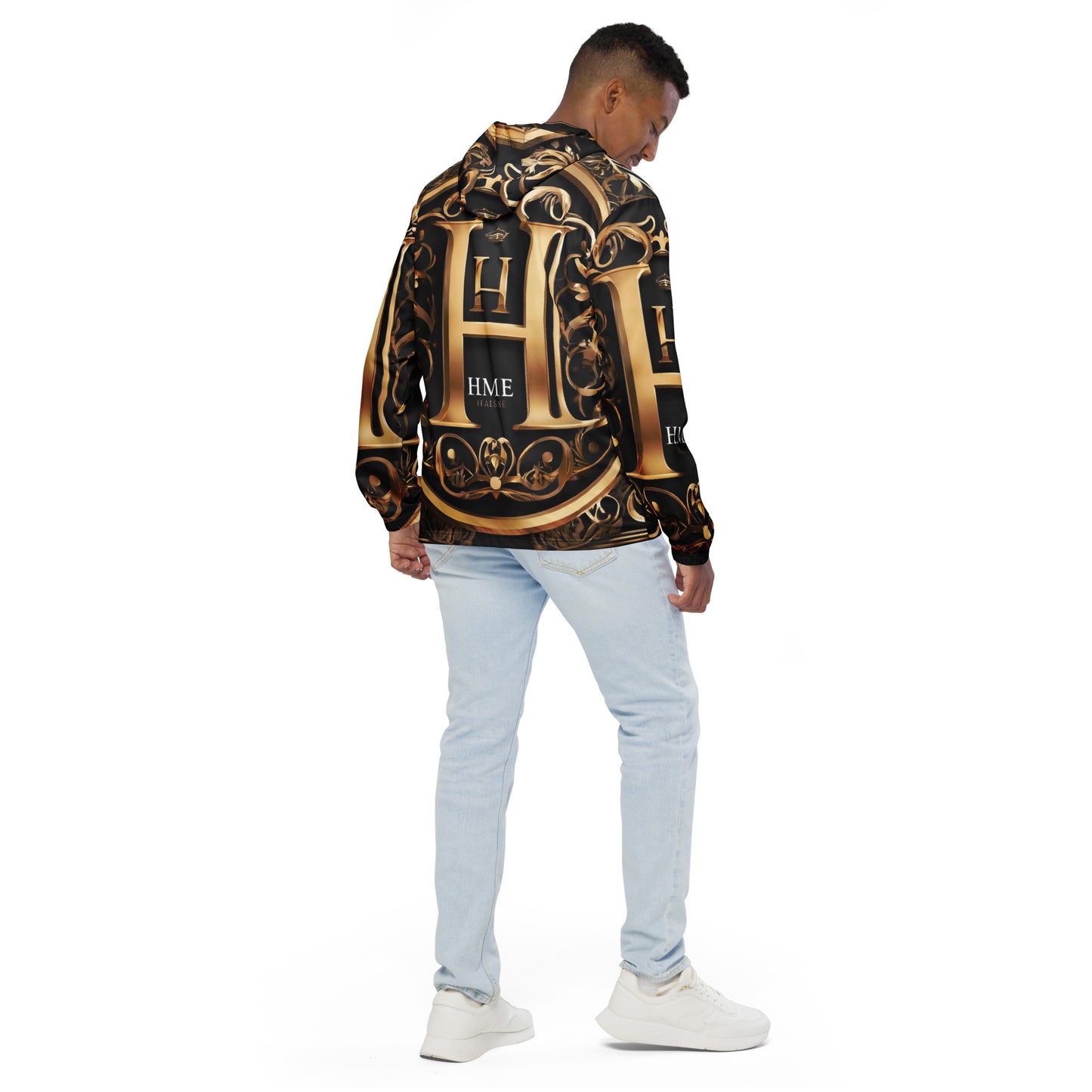 The Lou Collection (White Logo) Men’s windbreaker