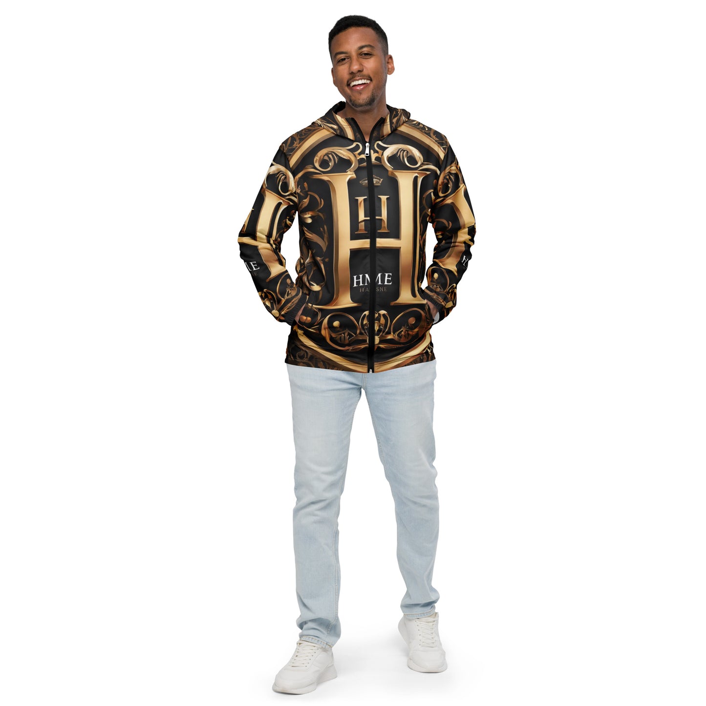 The Lou Collection (White Logo) Men’s windbreaker