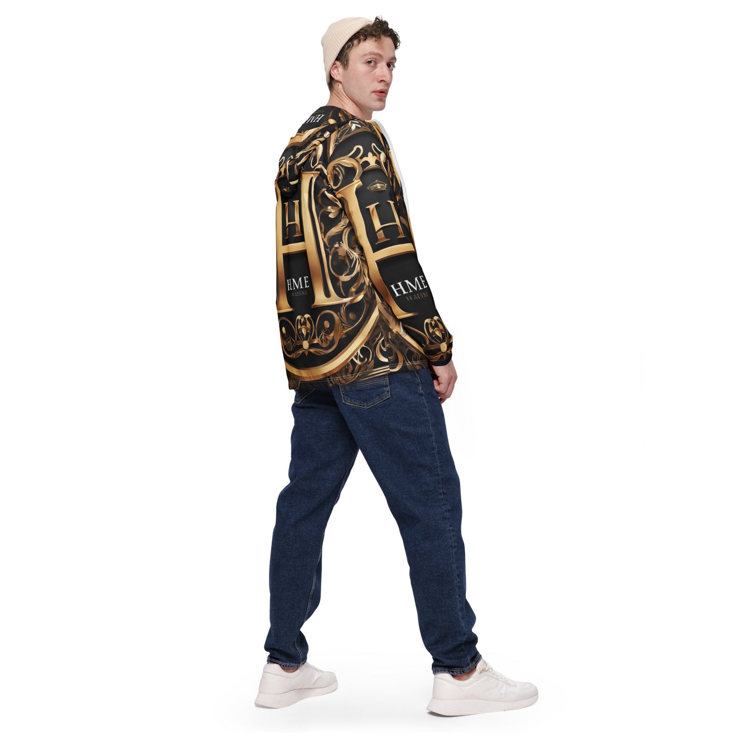 The Lou Collection (White Logo) Men’s windbreaker
