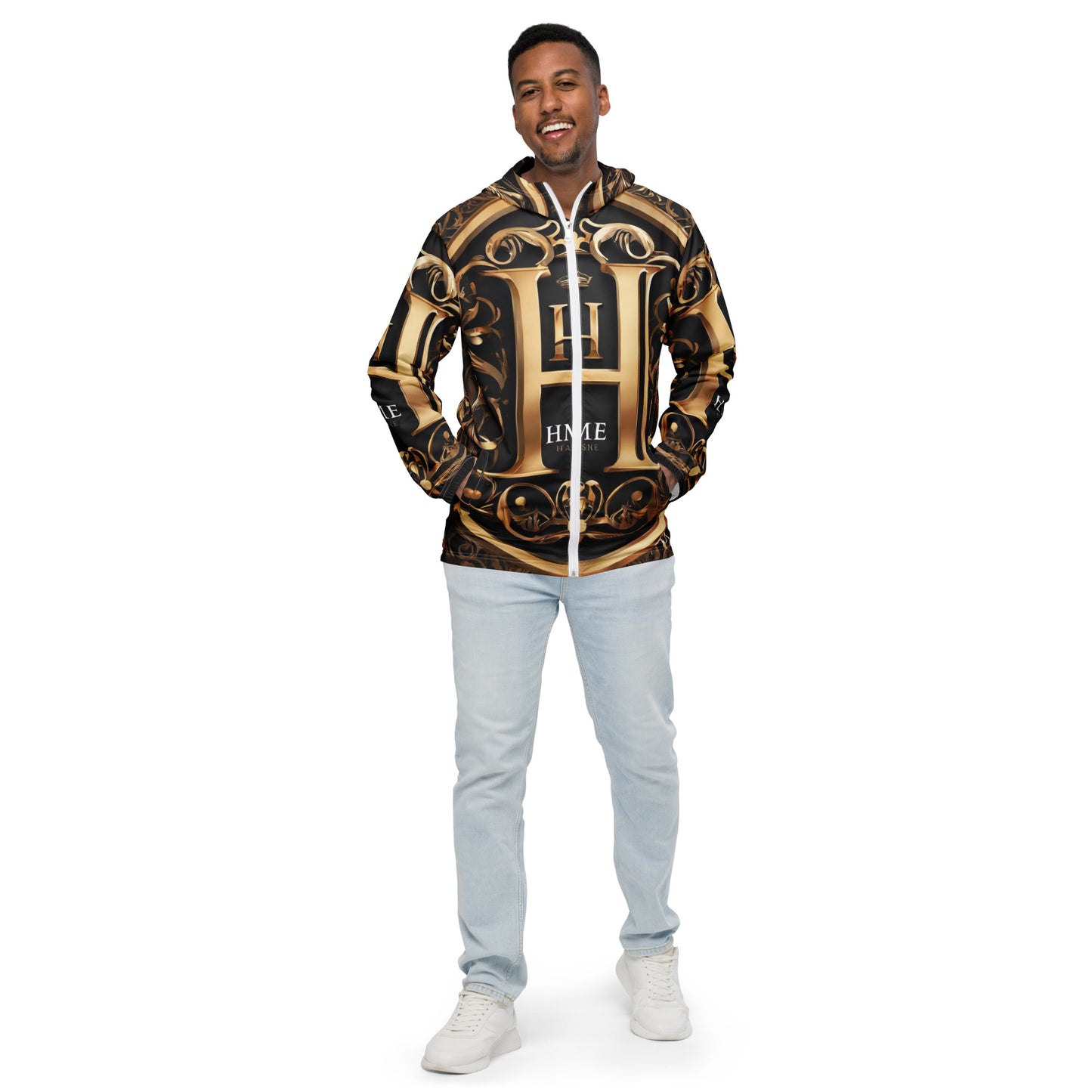 The Lou Collection (White Logo) Men’s windbreaker
