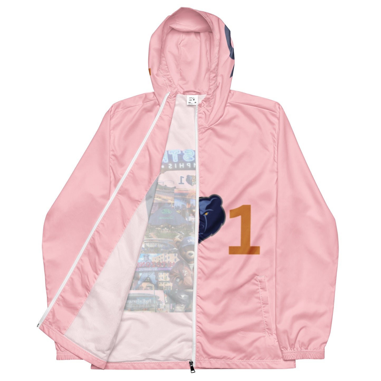 The Rep Yo City Collection Pink Memphis (901) Unisex windbreaker