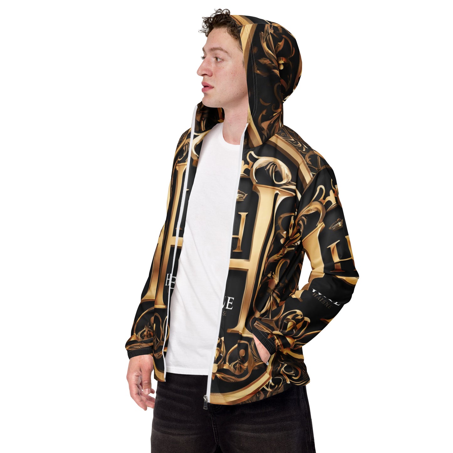 The Lou Collection (White Logo) Men’s windbreaker