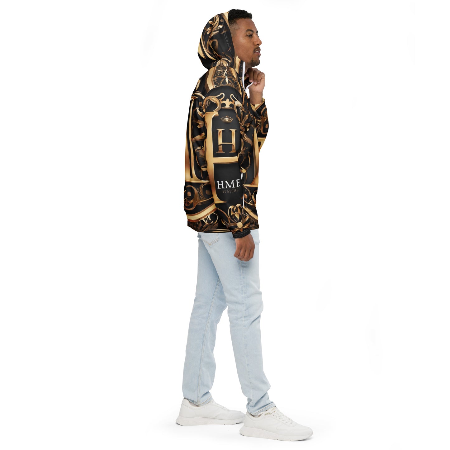 The Lou Collection (White Logo) Men’s windbreaker