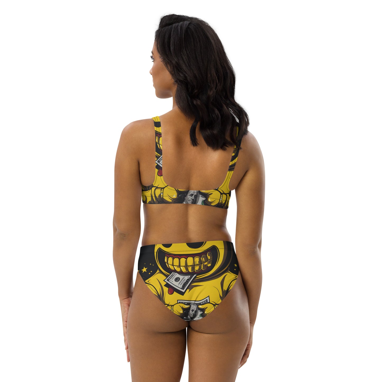 Da Pacmane Collection Recycled high-waisted bikini