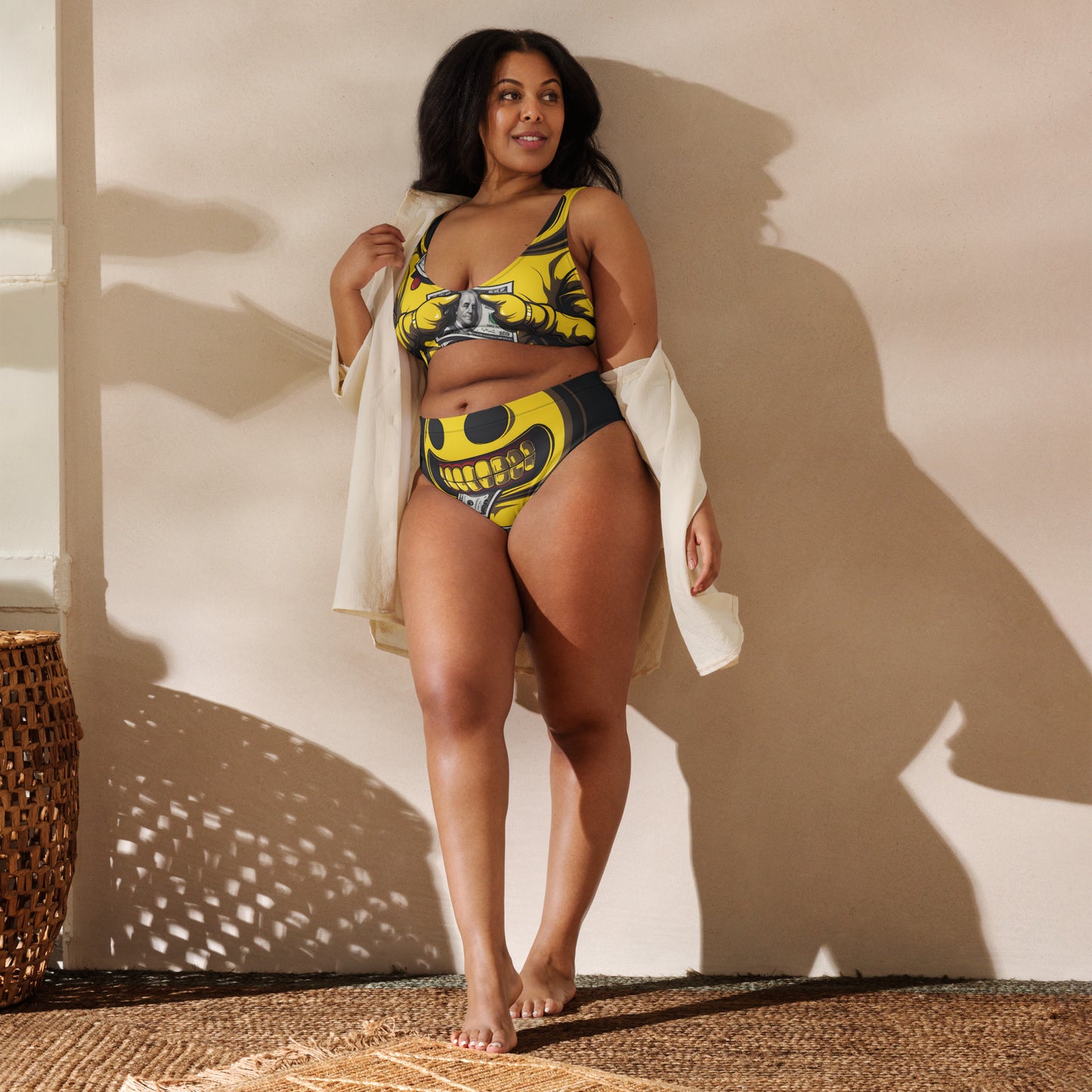 Da Pacmane Collection Recycled high-waisted bikini