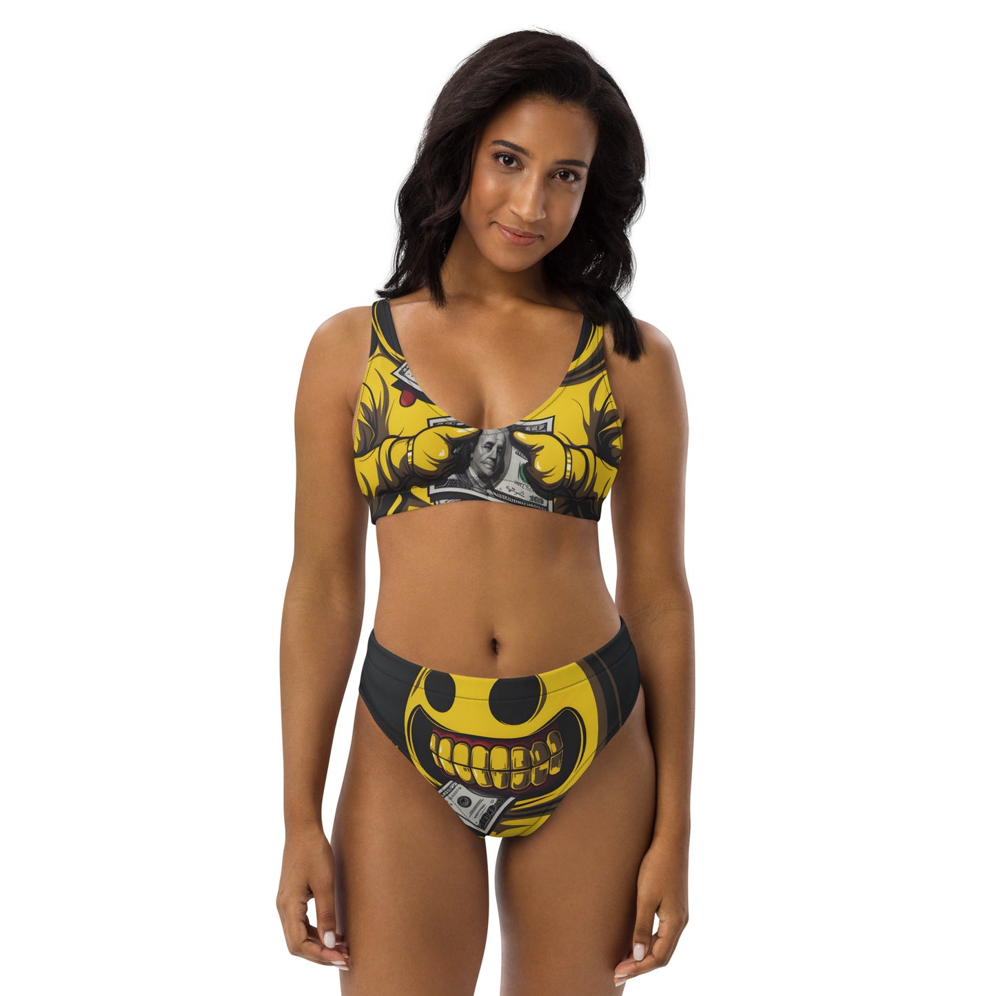 Da Pacmane Collection Recycled high-waisted bikini