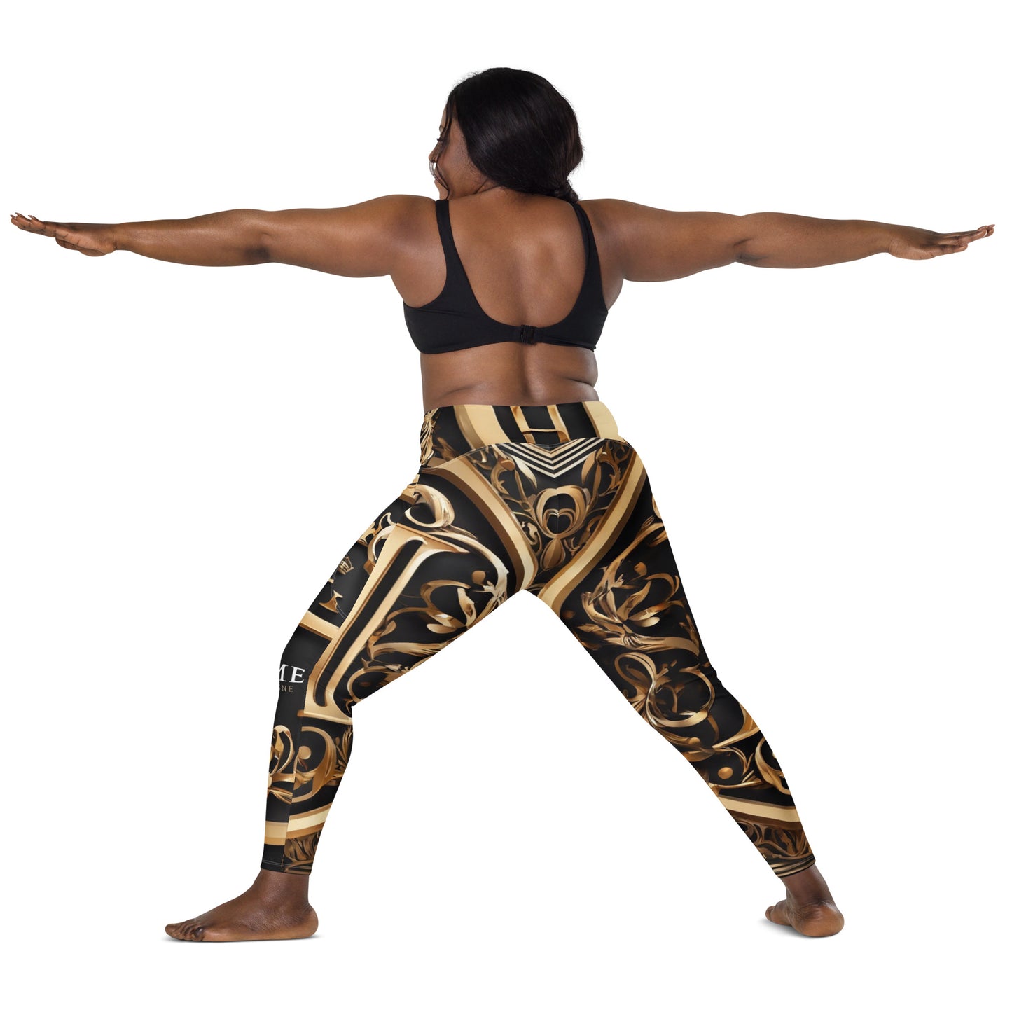 The Lou Collection Leggings with pockets (White Logo)