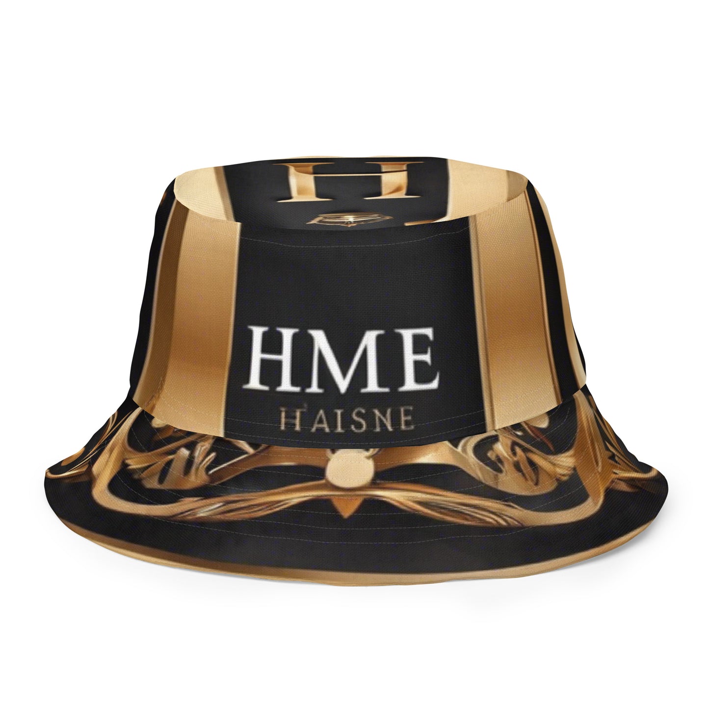 The Lou Collection Reversible bucket hat (White Logo)