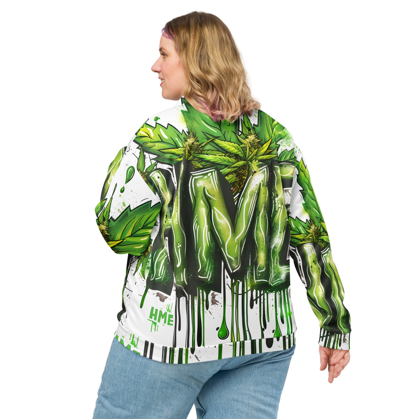 420 Themed Unisex Bomber Jacket