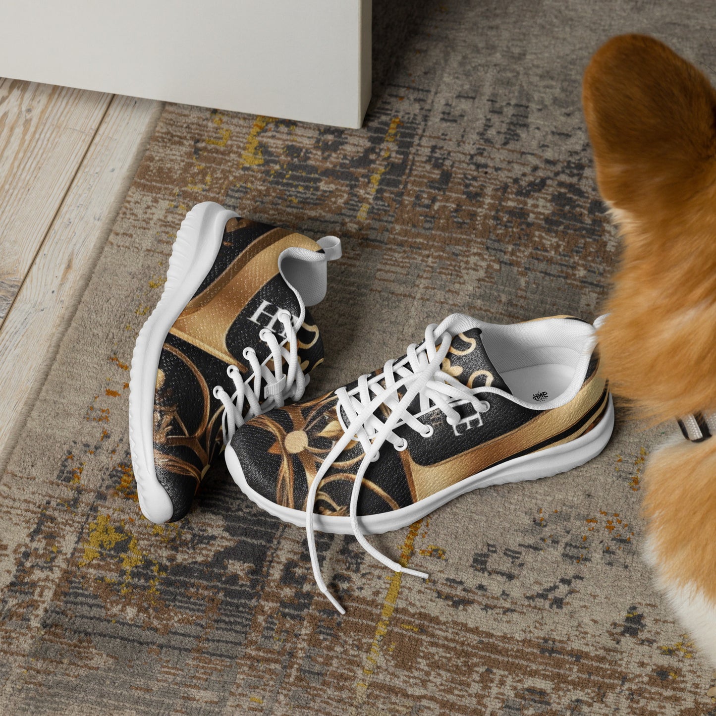 The Lou Collection Men’s athletic shoes (White Logo)