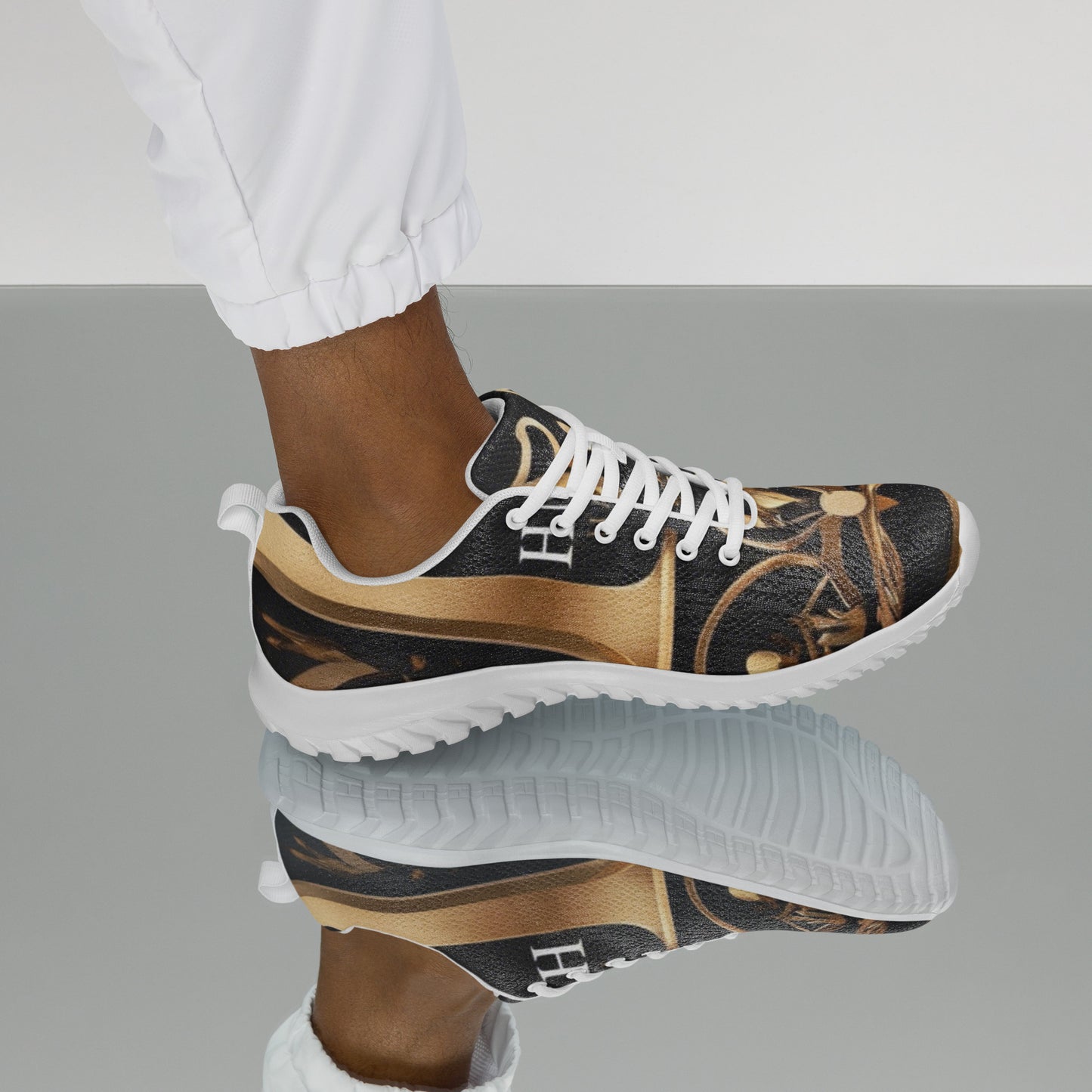 The Lou Collection Men’s athletic shoes (White Logo)