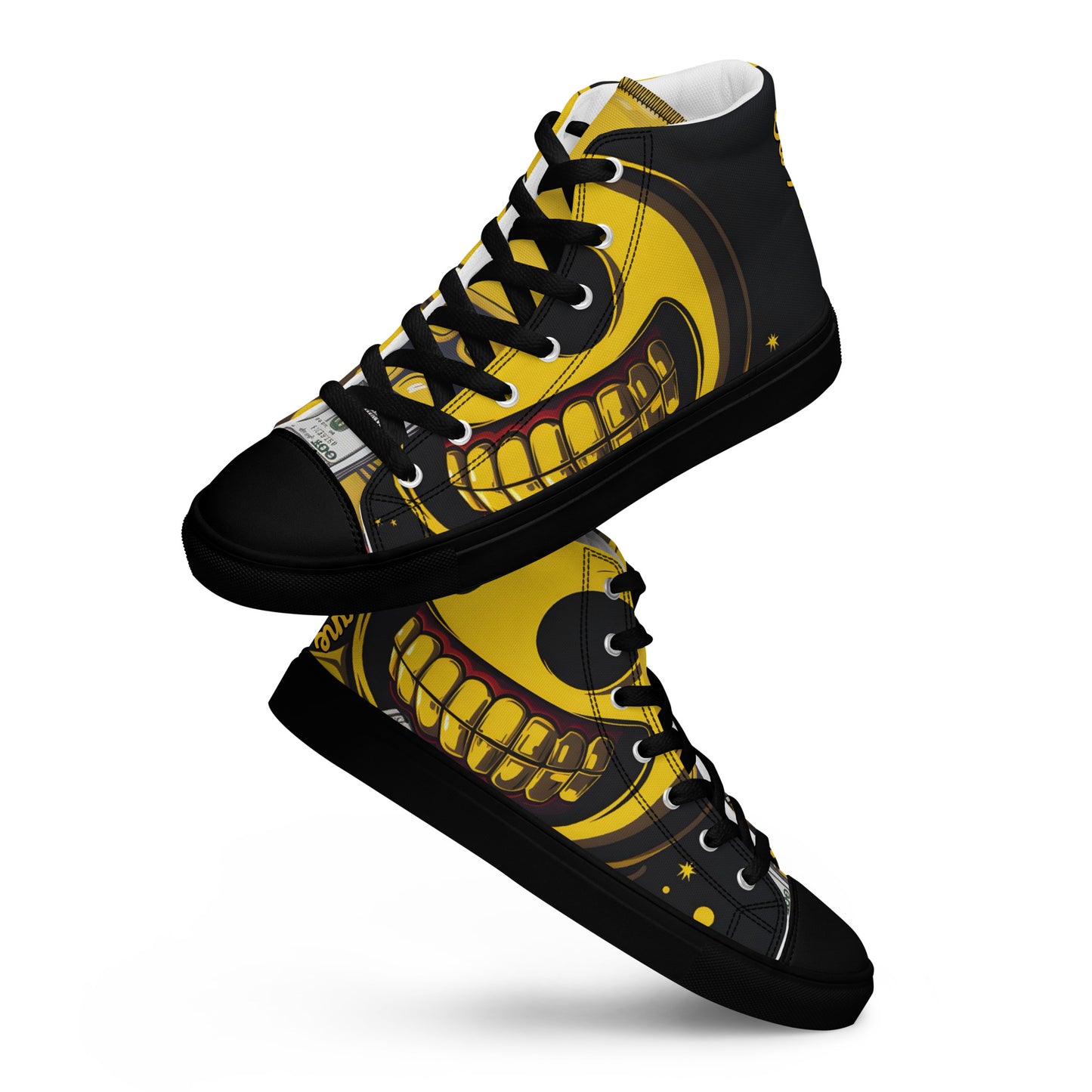 Da Pacmane Collection Men’s high top canvas shoes