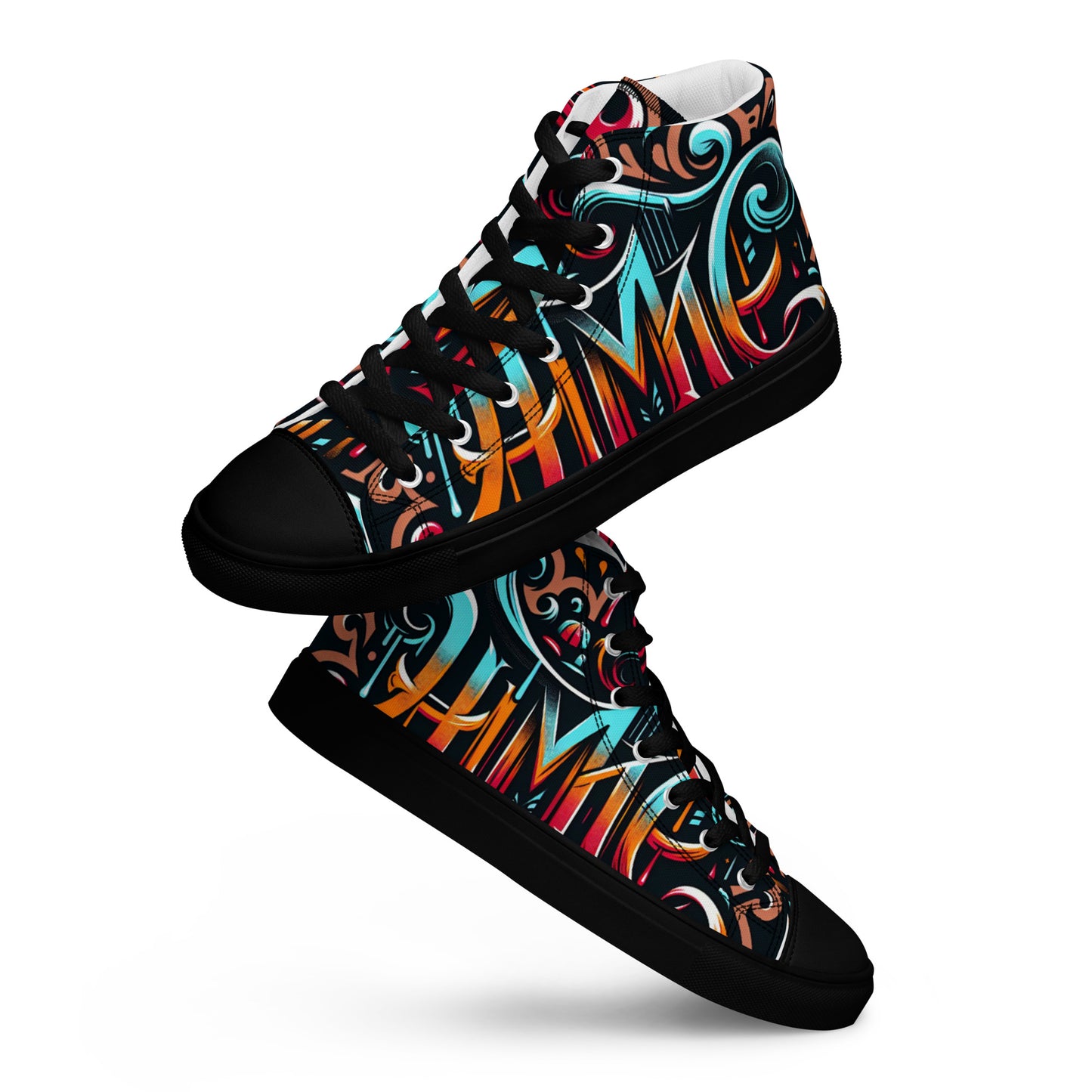 The Avery Collection Men’s high top canvas shoes