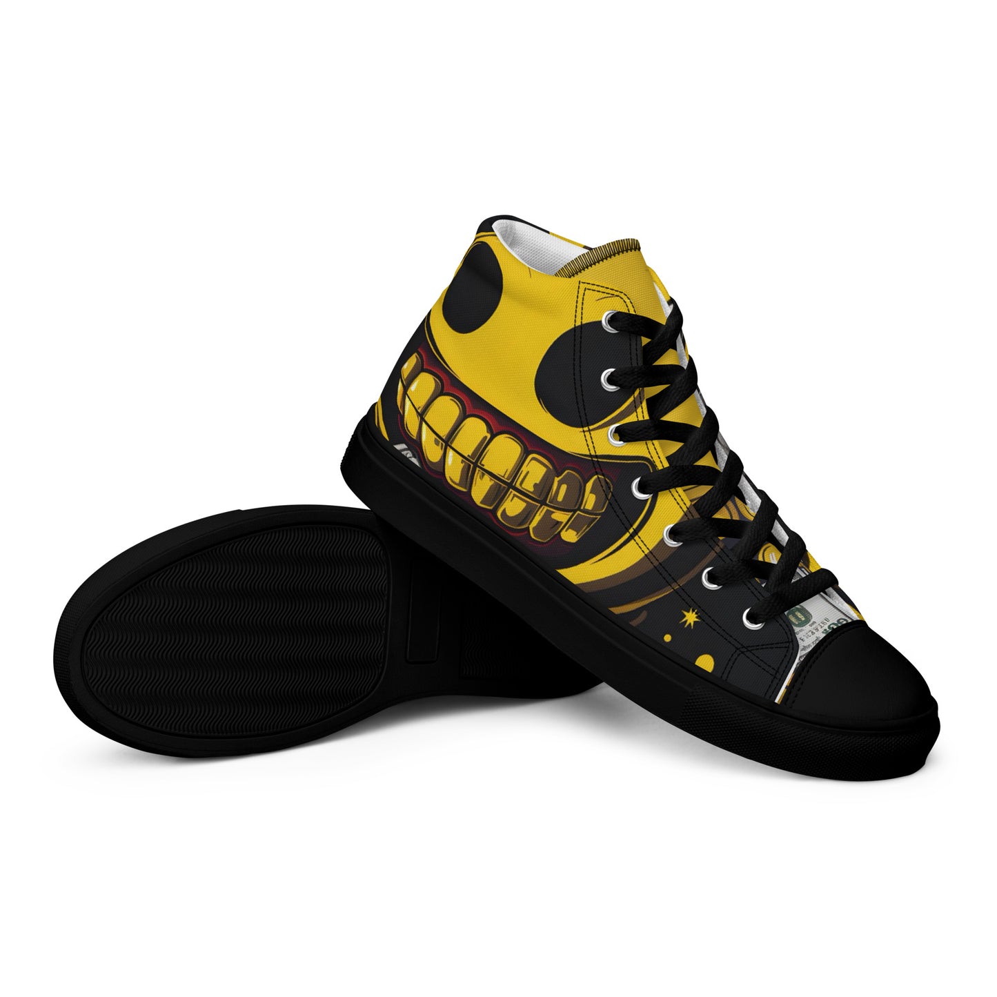 Da Pacmane Collection Men’s high top canvas shoes