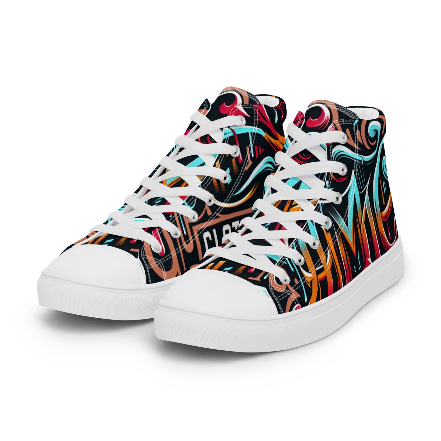 The Avery Collection Men’s high top canvas shoes