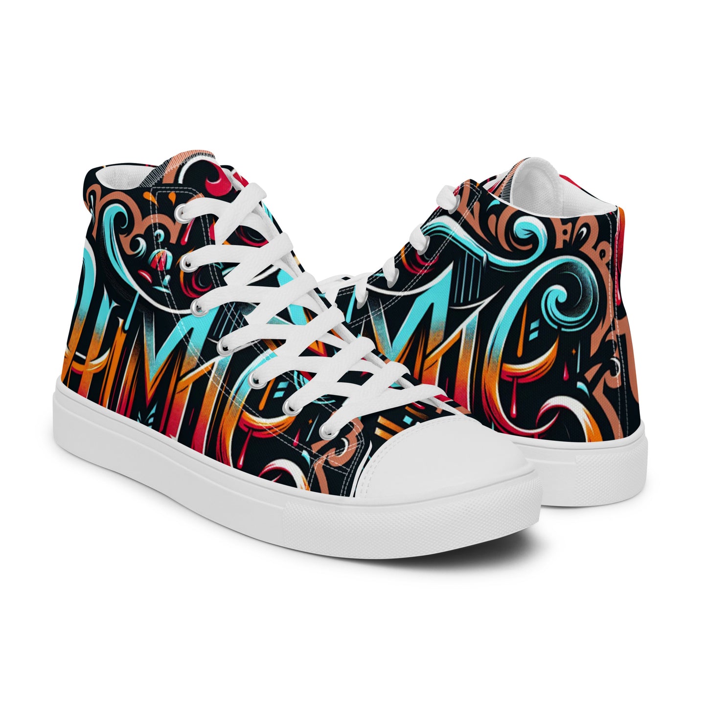 The Avery Collection Men’s high top canvas shoes