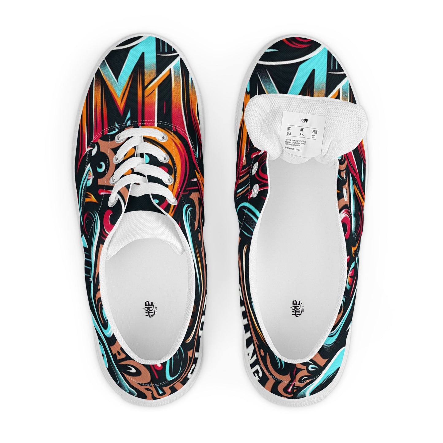 The Avery Collection Men’s lace-up canvas shoes
