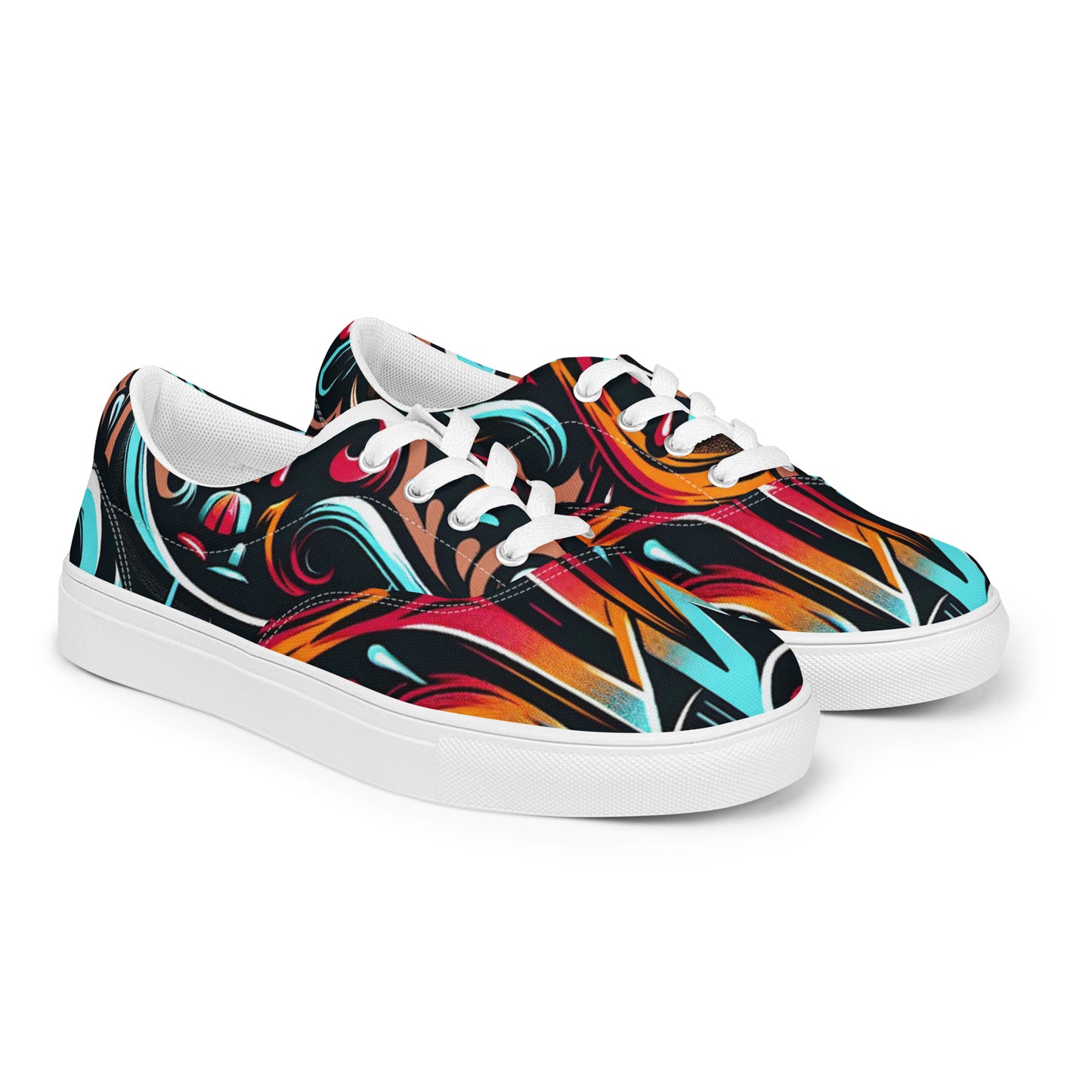 The Avery Collection Men’s lace-up canvas shoes