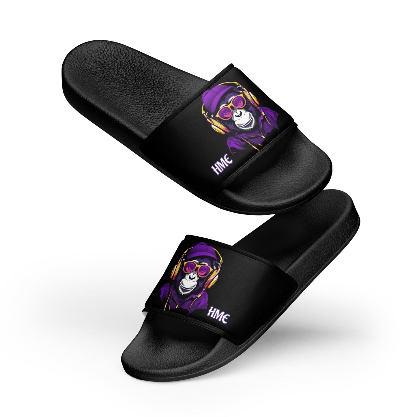 The Urban Monkey Collection Men’s slides Black