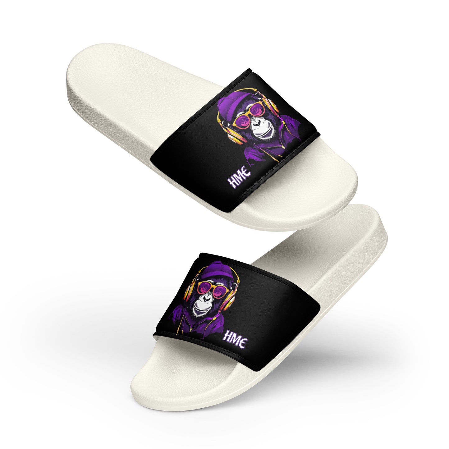 The Urban Monkey Collection Men’s slides Black