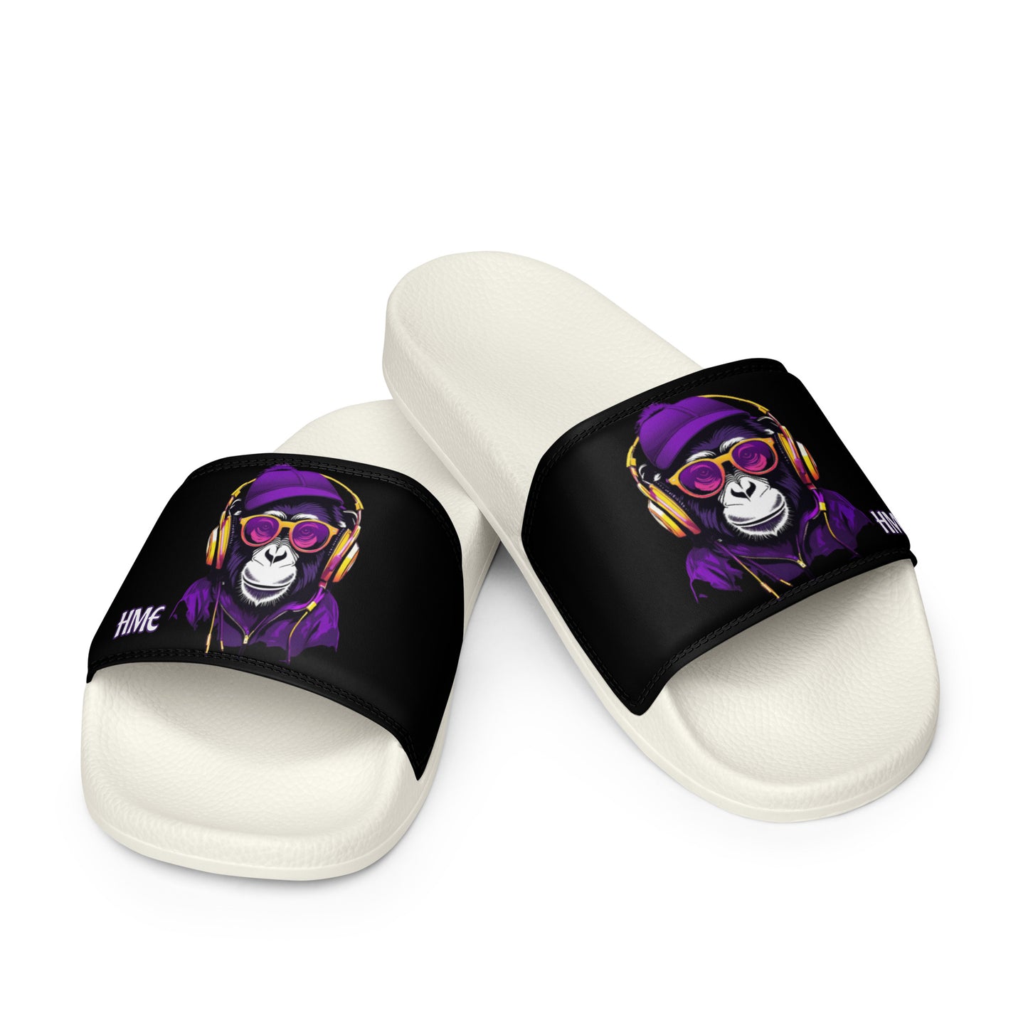 The Urban Monkey Collection Men’s slides Black