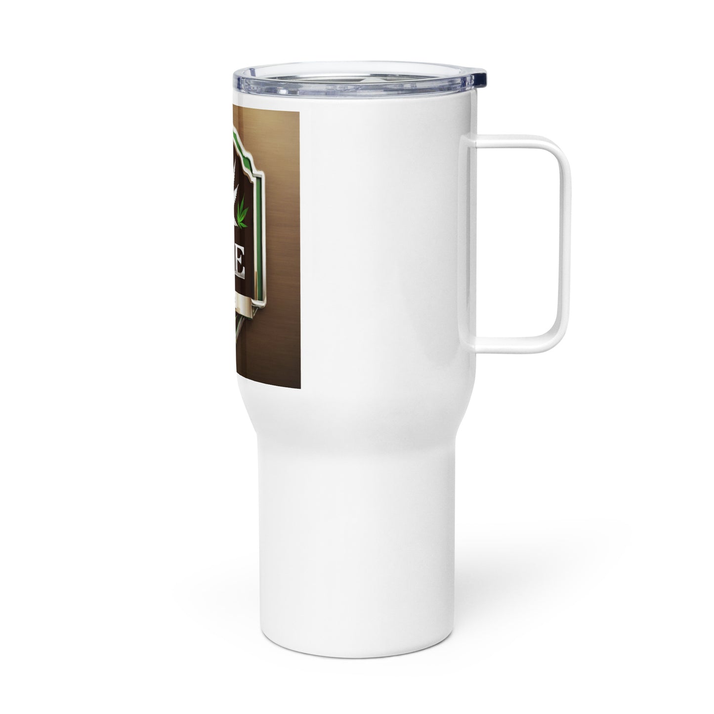 420 Themed Travel mug with a handle