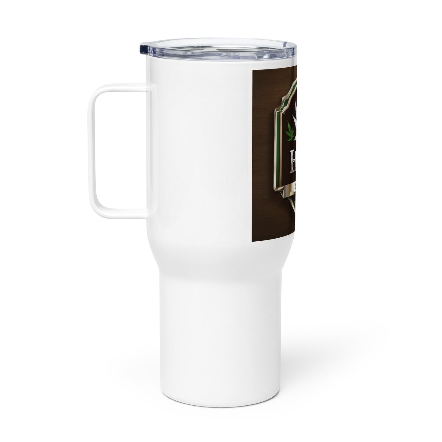 420 Themed Travel mug with a handle