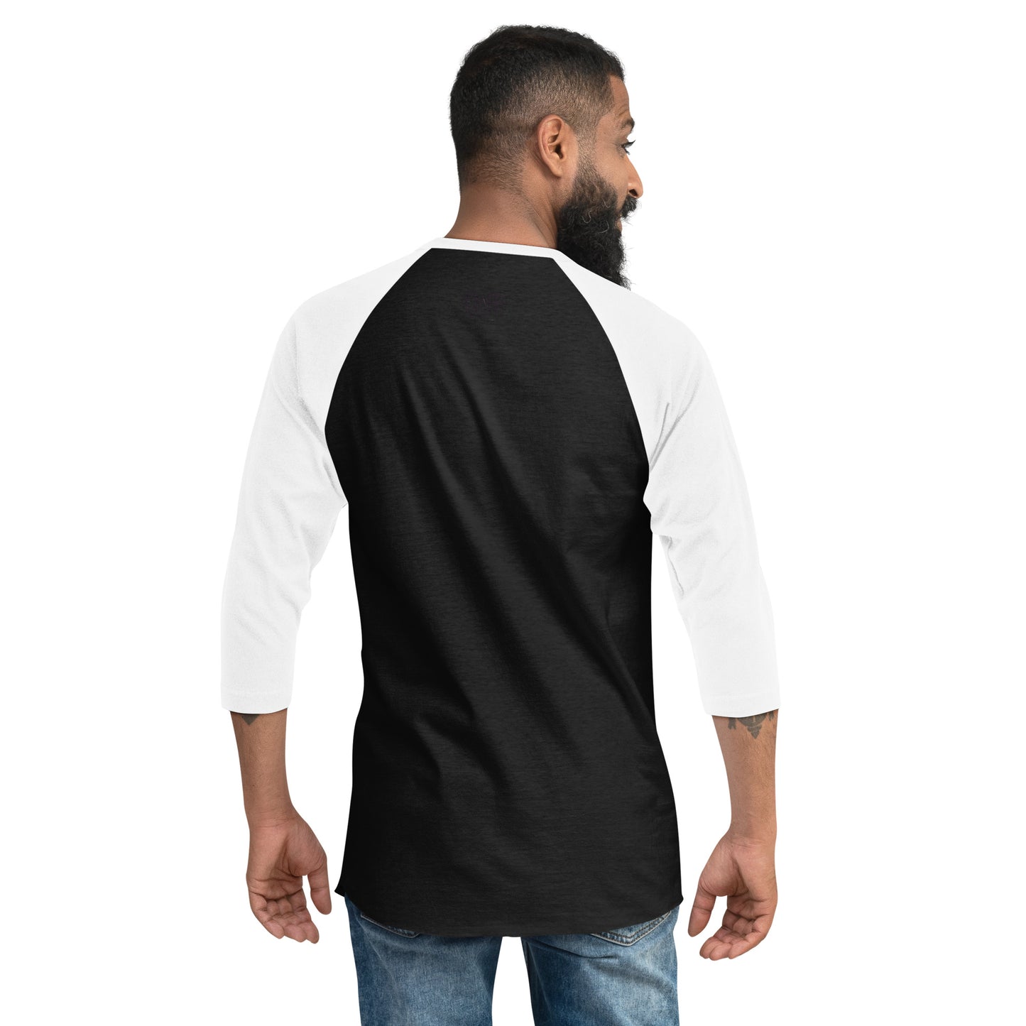 The Lou Collection 3/4 sleeve raglan shirt (White Logo)