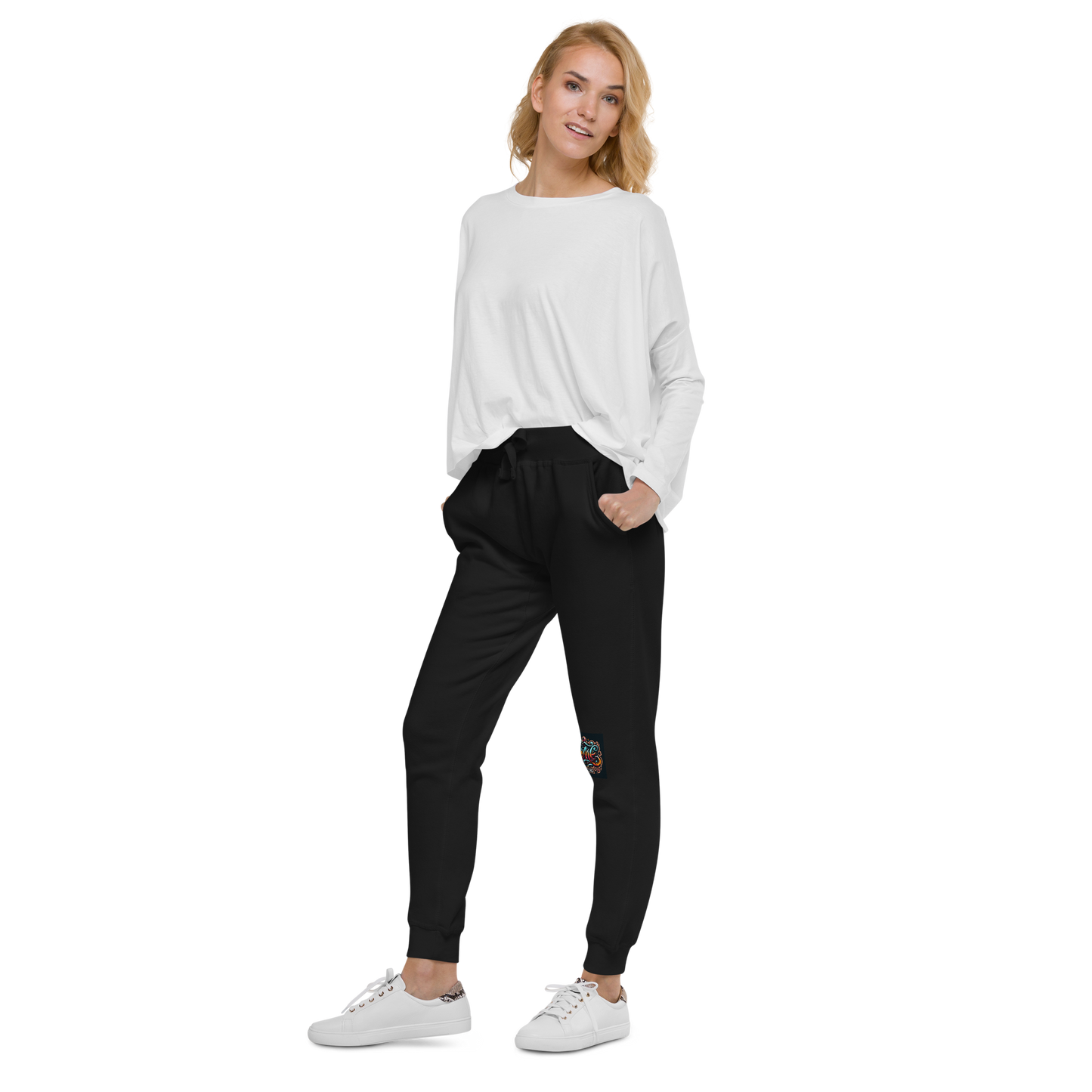 Branded Avery Collection Unisex fleece sweatpants