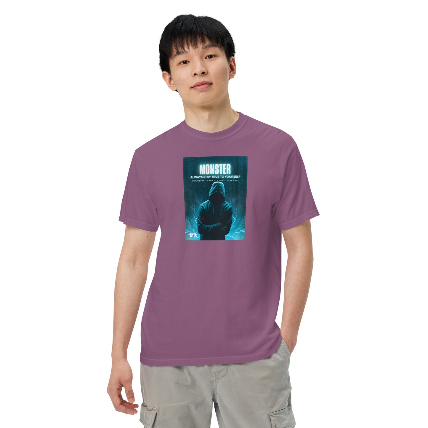 The Motivation Collection Monster Unisex garment-dyed heavyweight t-shirt