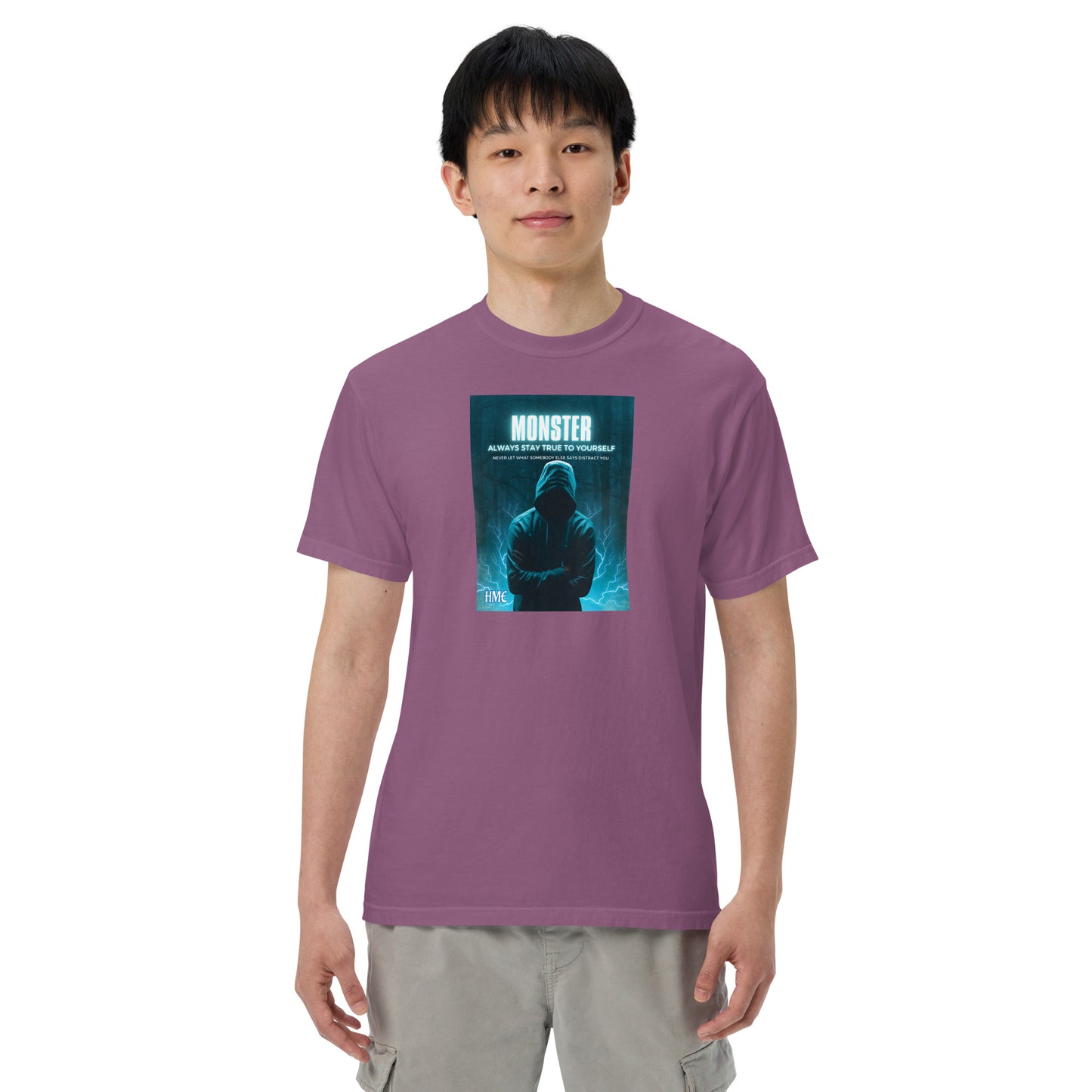The Motivation Collection Monster Unisex garment-dyed heavyweight t-shirt