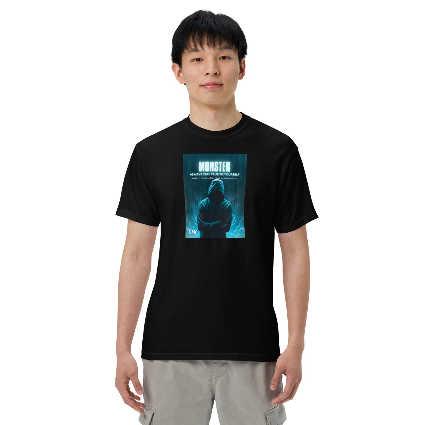 The Motivation Collection Monster Unisex garment-dyed heavyweight t-shirt