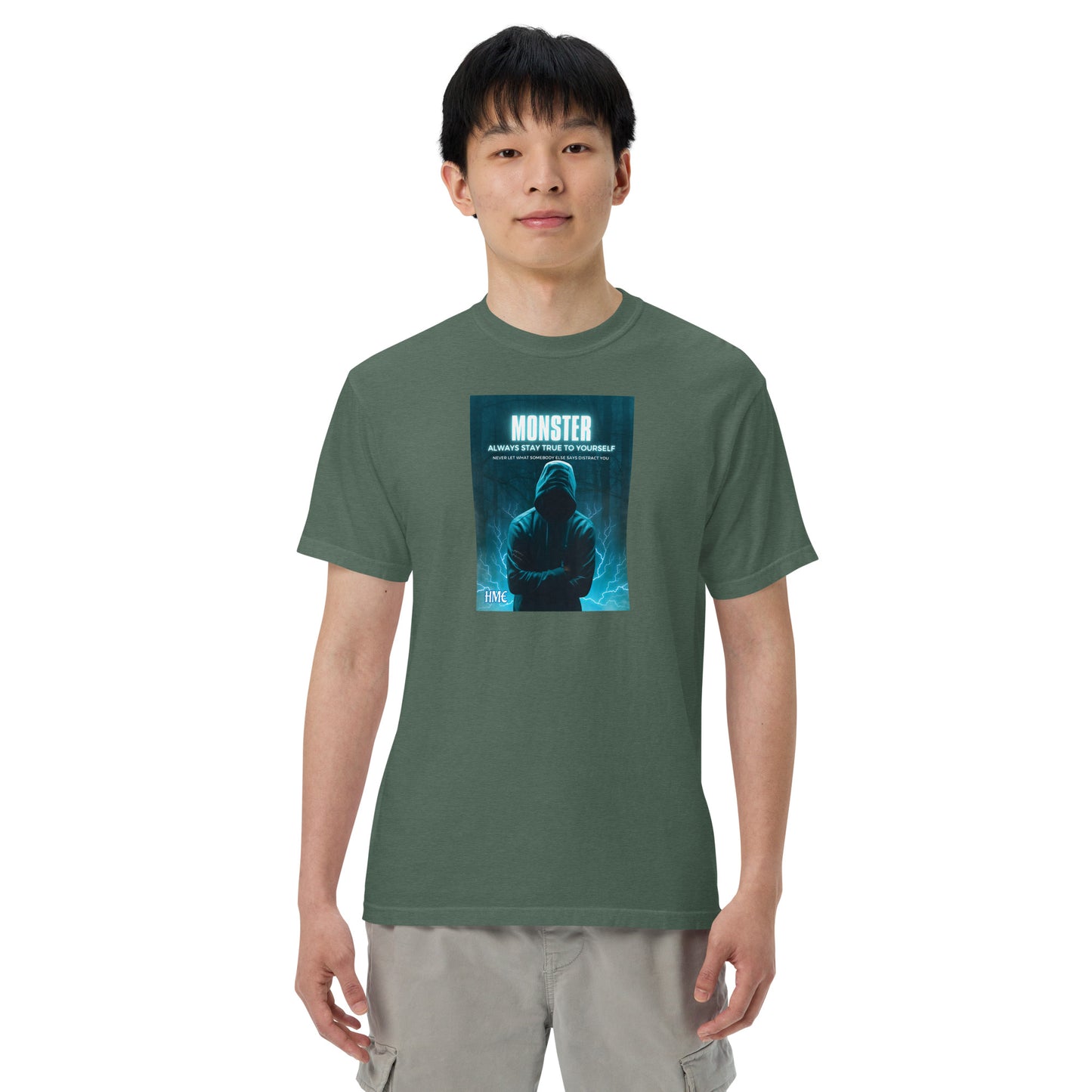 The Motivation Collection Monster Unisex garment-dyed heavyweight t-shirt