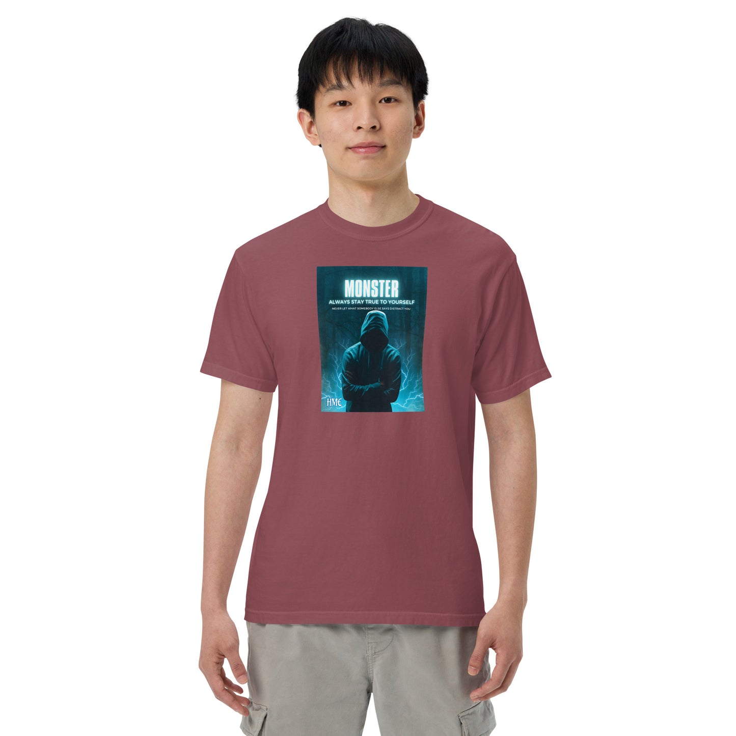 The Motivation Collection Monster Unisex garment-dyed heavyweight t-shirt
