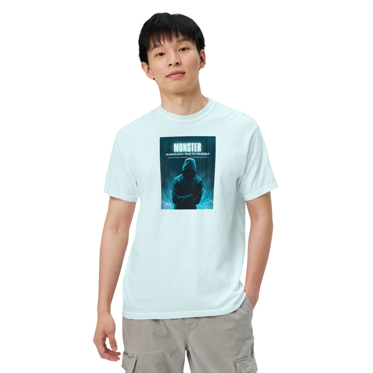 The Motivation Collection Monster Unisex garment-dyed heavyweight t-shirt