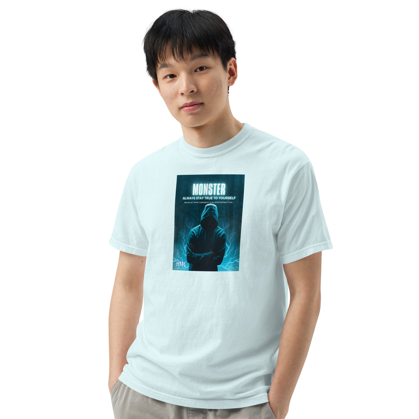 The Motivation Collection Monster Unisex garment-dyed heavyweight t-shirt